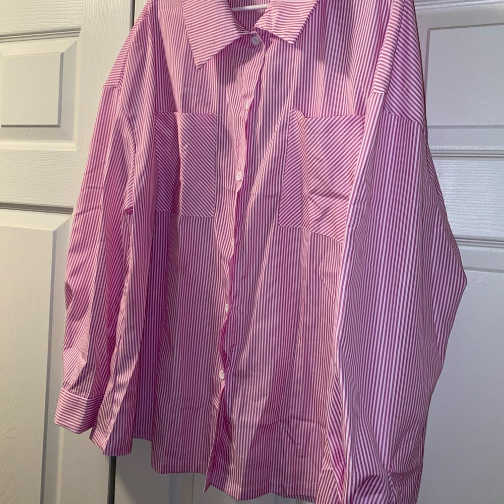 Pinstripe Button Down